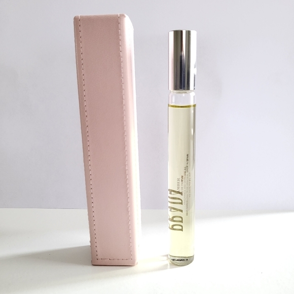 New Prada Amber EDP Roll-On 0.34 oz In Leather Travel Case Holder New In Box - Picture 3 of 9